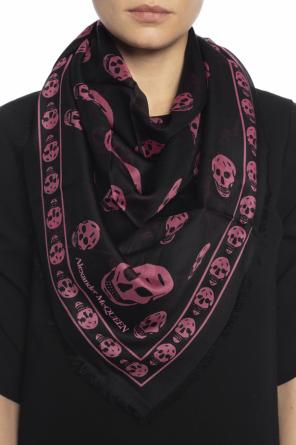 Skull motif scarf, zdjęcie 2 Skull motif scarf od Alexander McQueen